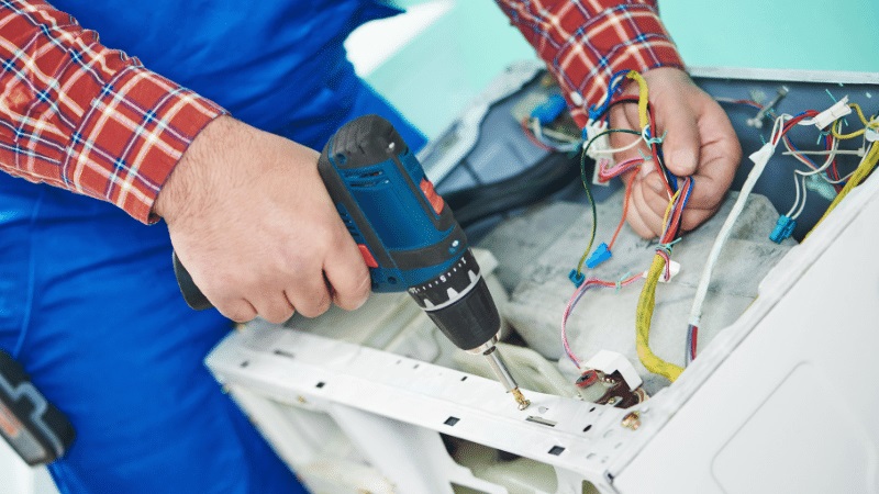 Zeytinburnu Fujitsu Fujitsu çamaşır makinesi kart tamiri – Su almama arızası orijinal parça ile giderildi. - Teknik servis örneği